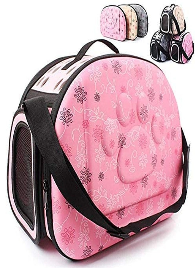 BohoBark ATS Puppies Kitten Carrier Tote Cage Bag Breathable Airline Travel Mesh Ventilate Hiking and Outdoor Colour in Pink - Image 4
